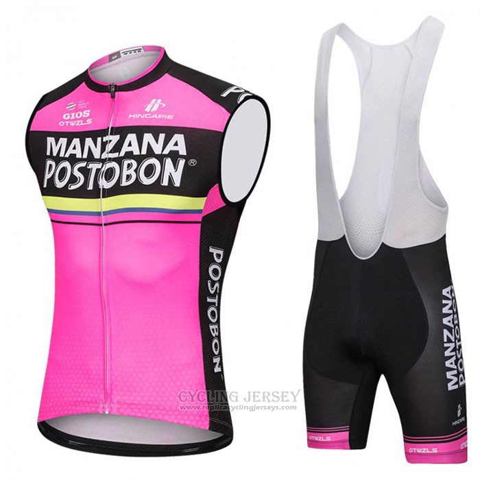 2018 Wind Vest Manzana Postobo Pink